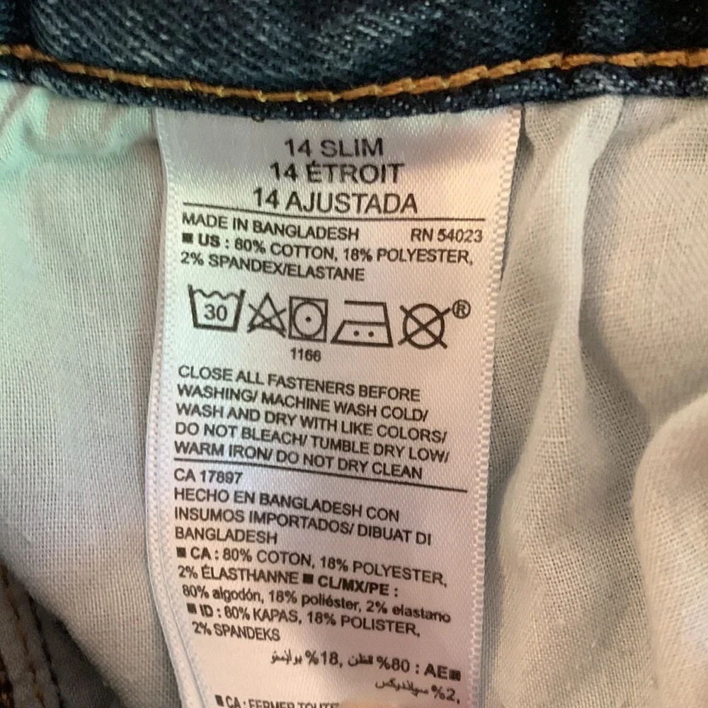 OLD Navy Girls Jeans, Size 14 Slim